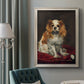 A King Charles Spaniel - Ornate Framed Canvas Print