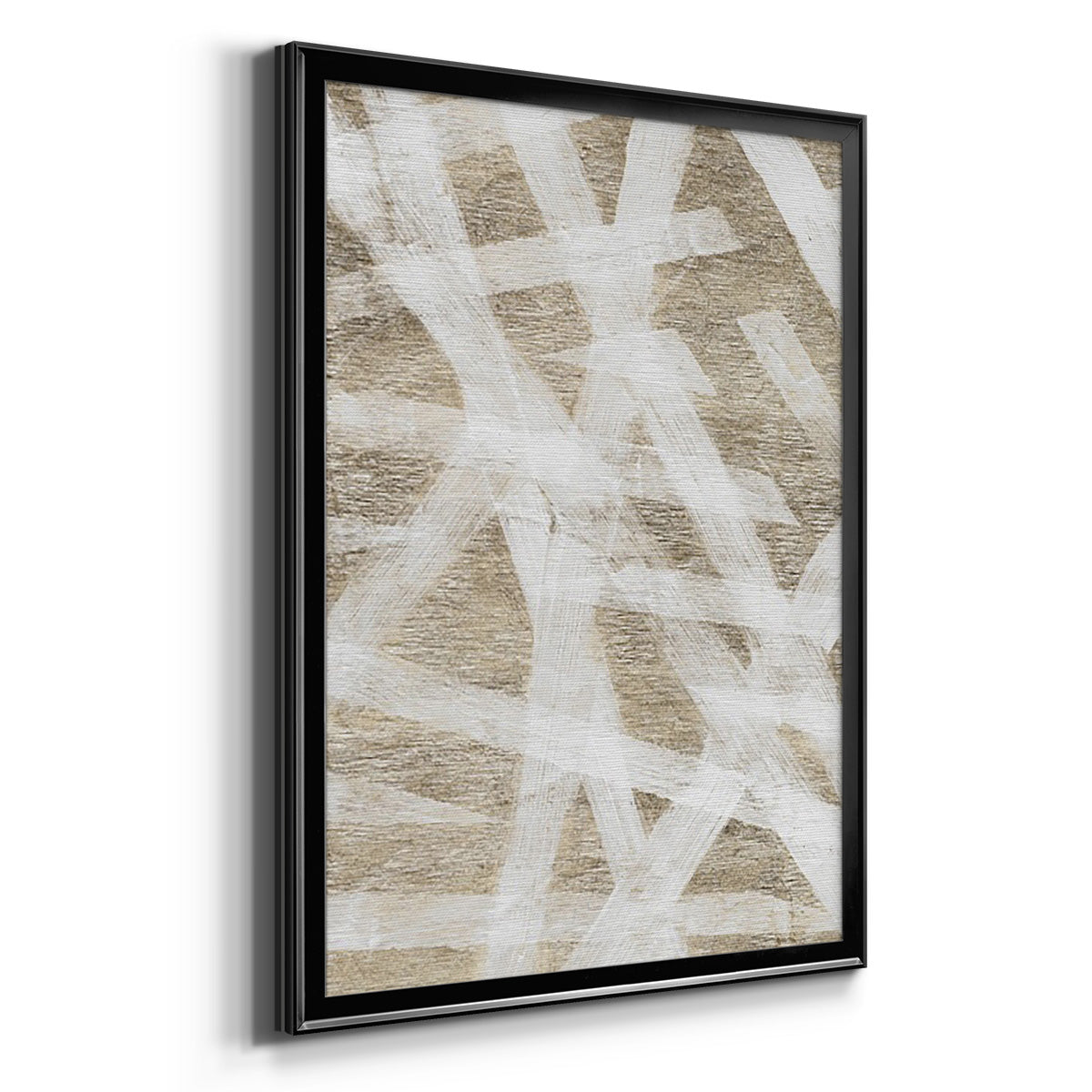 Splinters - Modern Framed Canvas Print