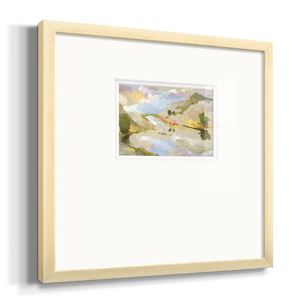 Uplands II- Premium Framed Print Double Matboard