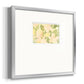 Verdant Floral Abstract I Premium Framed Print Double Matboard