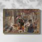 Roman Pilgrims, 1854 - Floater Framed Canvas Print