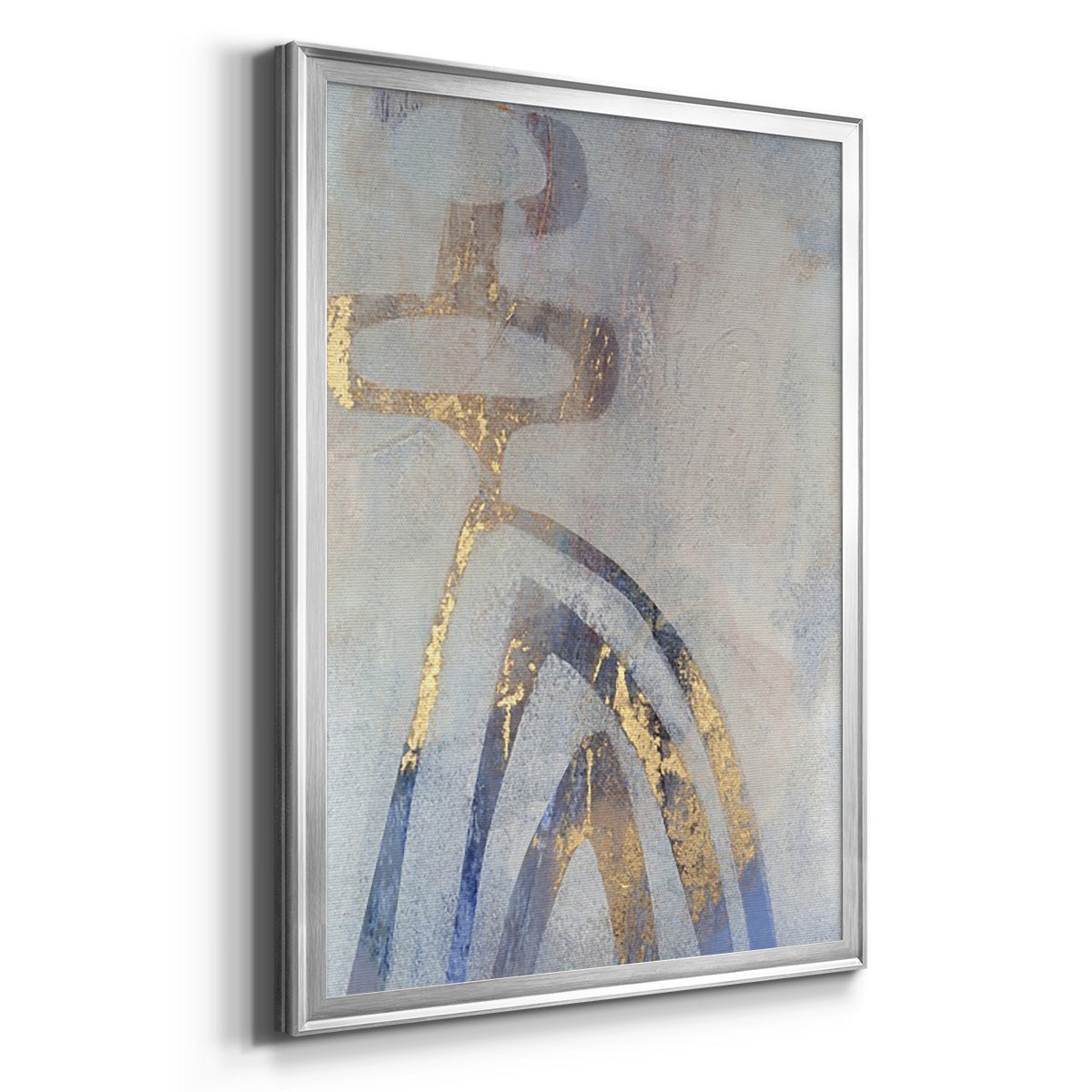 Linx III - Modern Framed Canvas Print