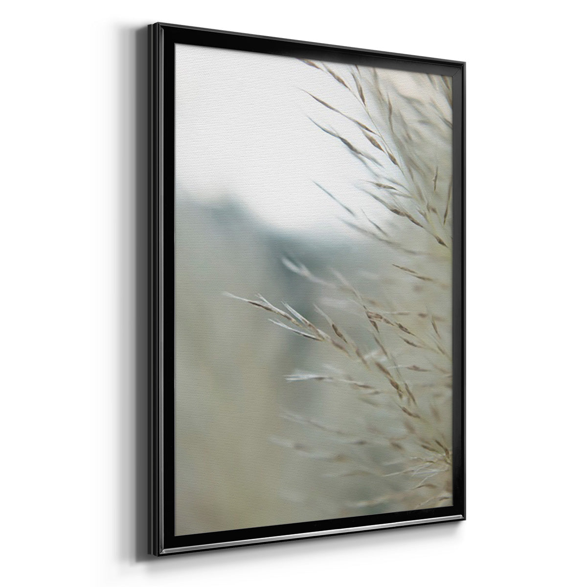 Subtle Grasses III - Modern Framed Canvas Print