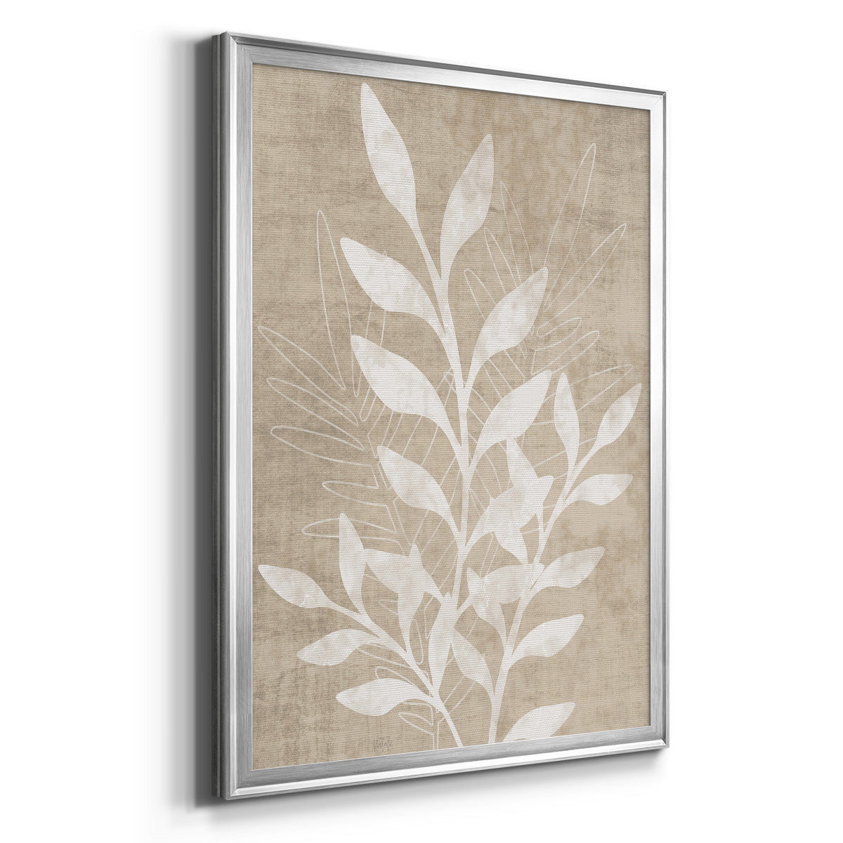 Foliage Retreat II - Modern Framed Canvas Print