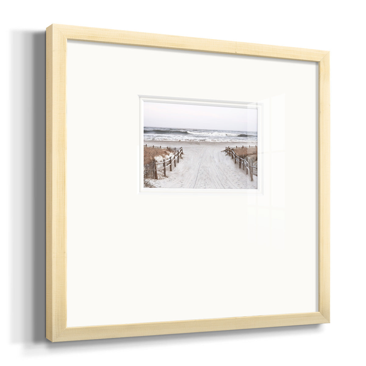 OBX Path Premium Framed Print Double Matboard