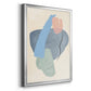 Pastel Assemblage I - Modern Framed Canvas Print