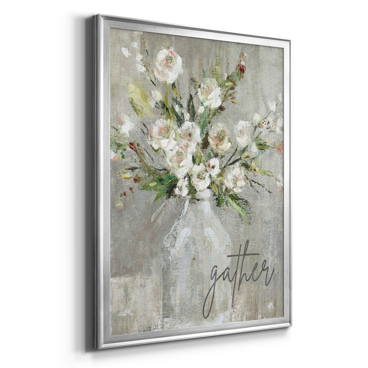 Gather - Modern Framed Canvas Print