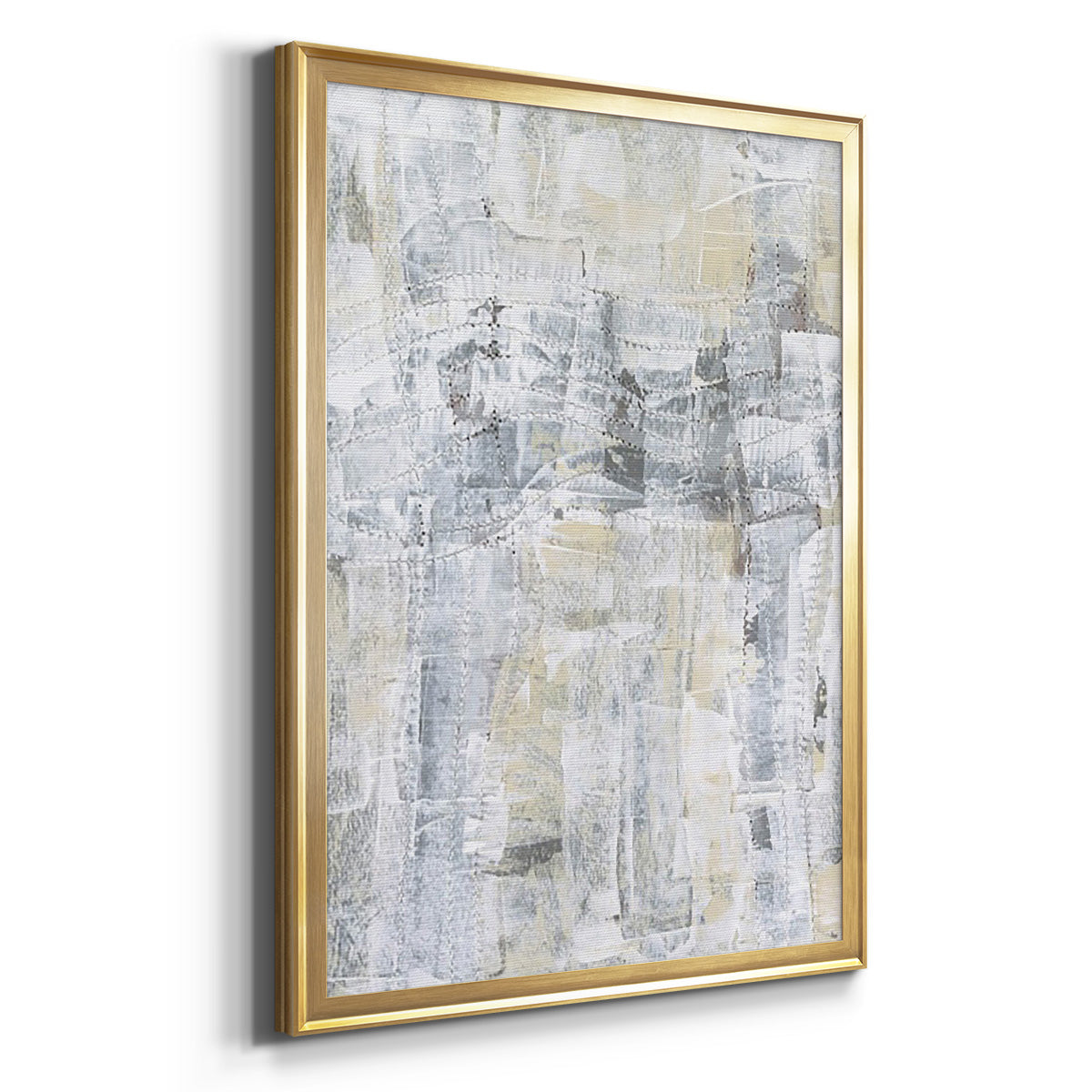 Ghost Town II - Modern Framed Canvas Print