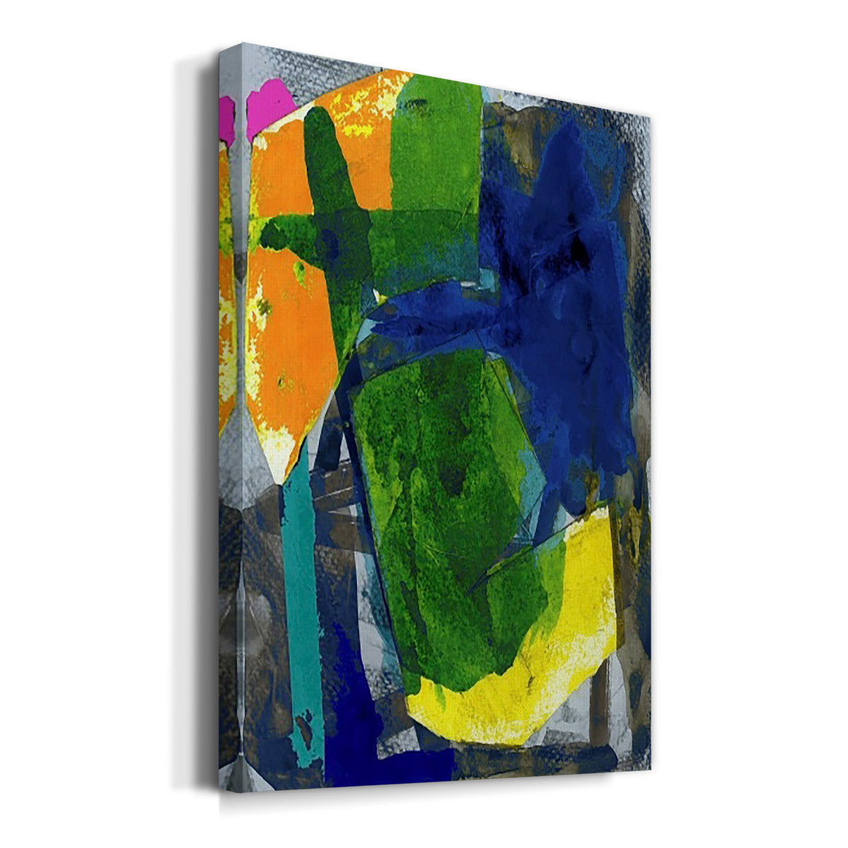 Brights Strokes I - Canvas Art Print