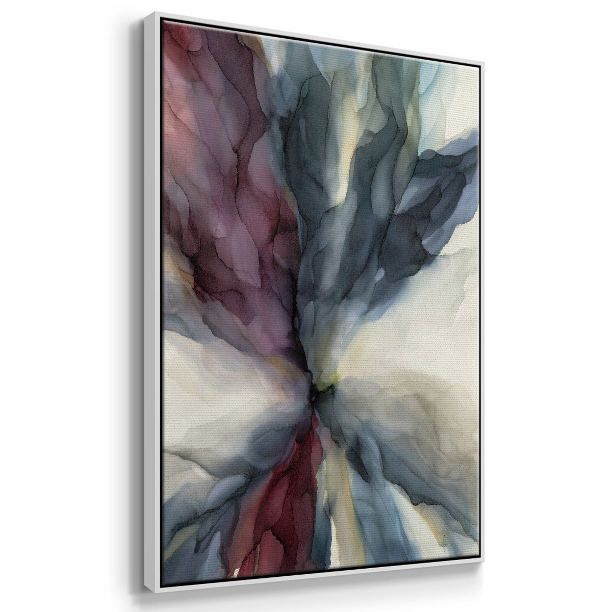 Untitled - Floater Framed Canvas Print