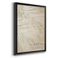 Ocean Calling Palms - Modern Framed Canvas Print