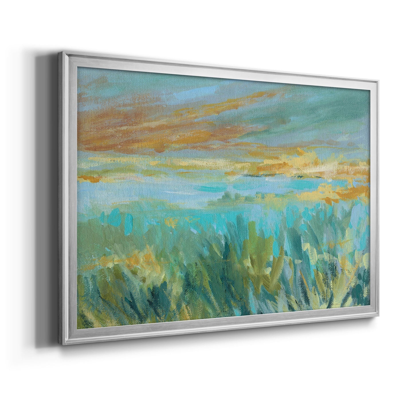 Grassy Beach Premium Classic Framed Canvas - Ready to Hang