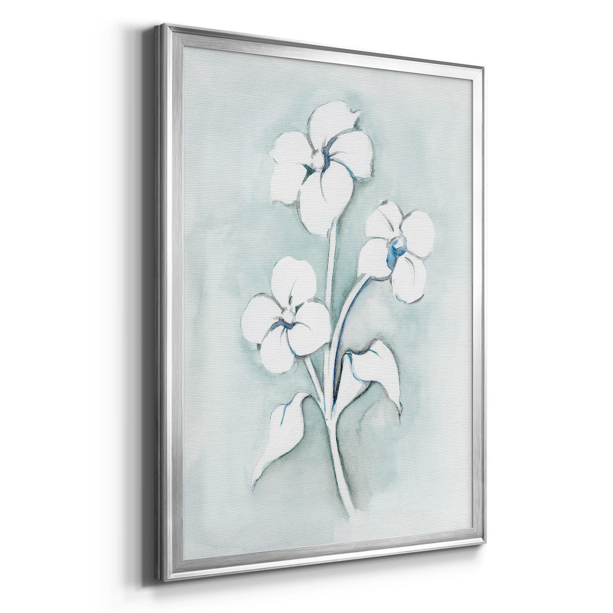 Bohemian Blue I - Modern Framed Canvas Print