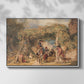 Figures and Animals in a Vineyard, c. 1829 - Floater Framed Canvas Print