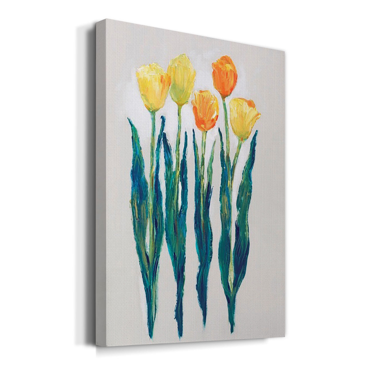 Tulips in a Row II - Canvas Art Print