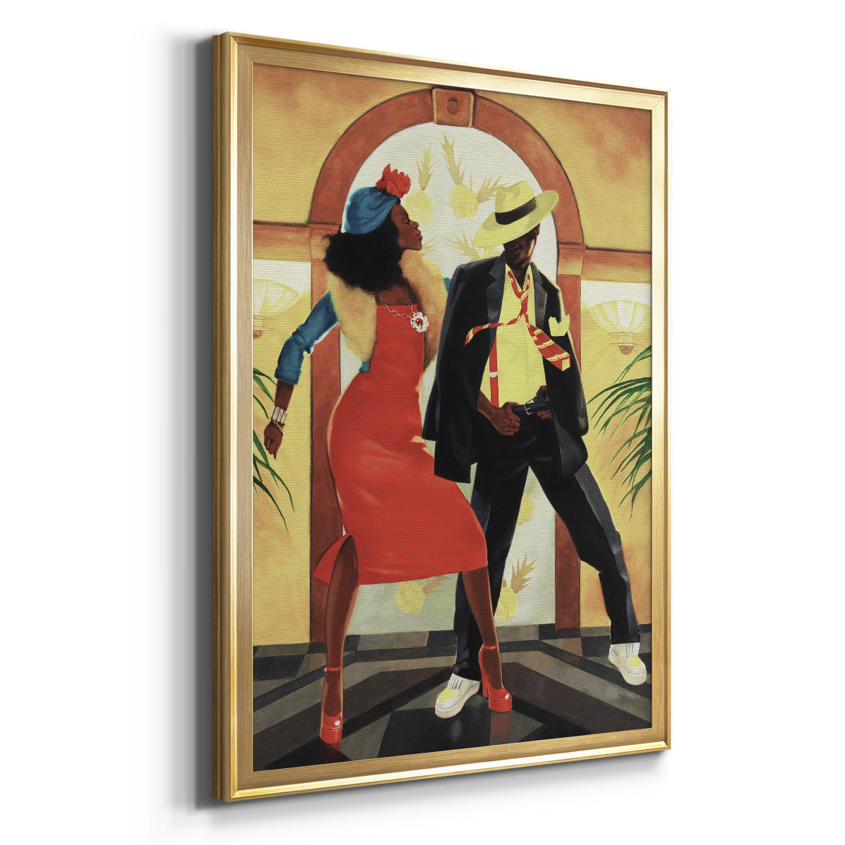 Night Out I - Modern Framed Canvas Print
