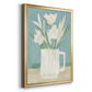 Muted Spring Arrangement III - Modern Framed Canvas Print