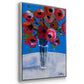 Poppies - Framed Premium Gallery Wrapped Canvas L Frame - Ready to Hang