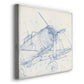 Airplane Mechanical Sketch I - Canvas Art Print