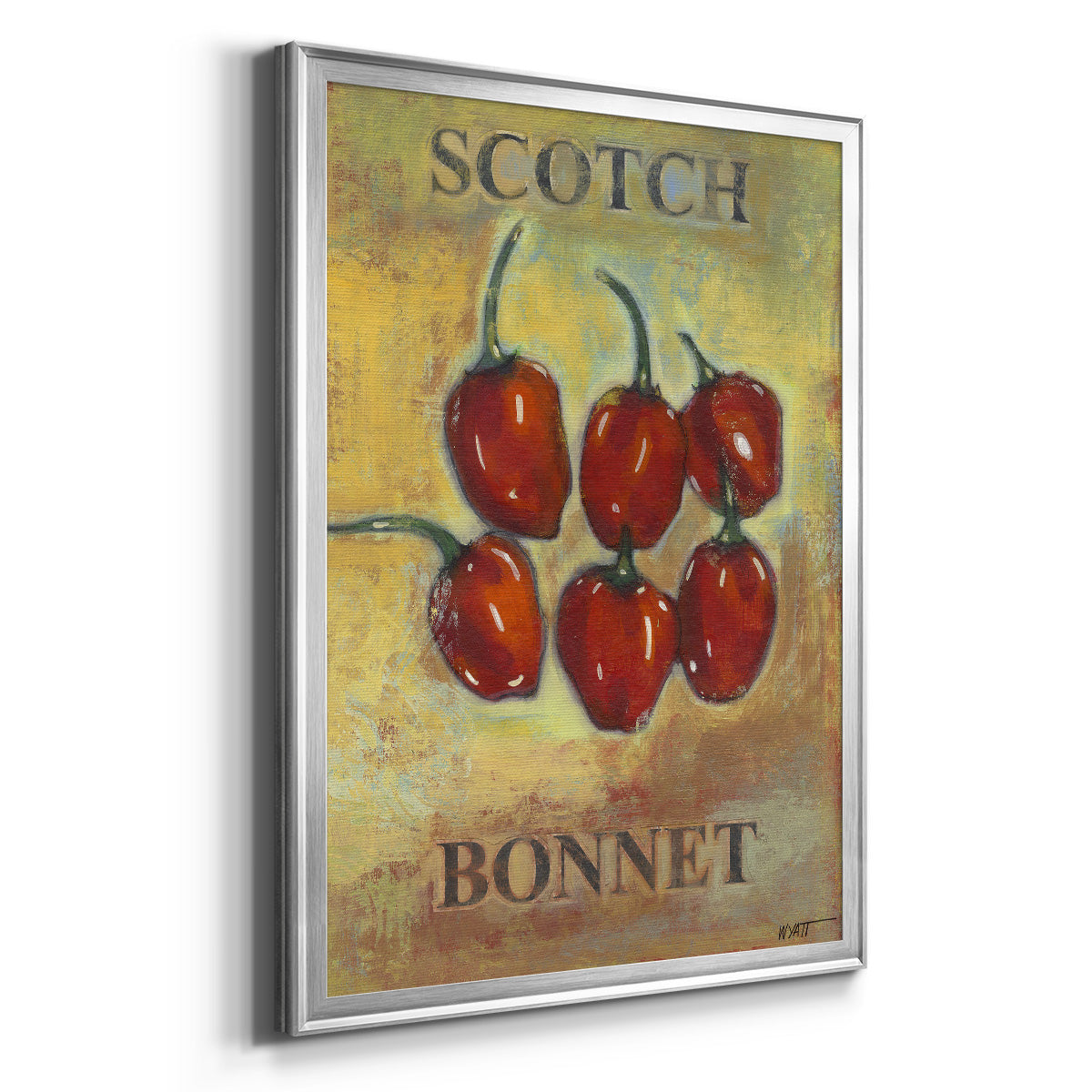 Scotch Bonnet - Modern Framed Canvas Print