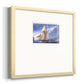 Sail Boat Clouds Premium Framed Print Double Matboard