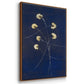 Indigo 2 - Framed Premium Gallery Wrapped Canvas L Frame - Ready to Hang