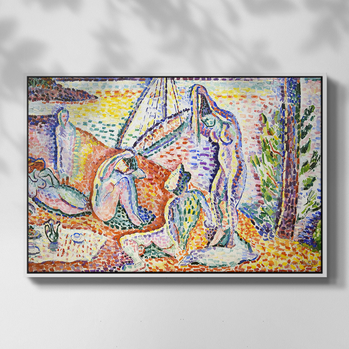 Luxe, Calme et Volupté, 1904 - Floater Framed Canvas Print