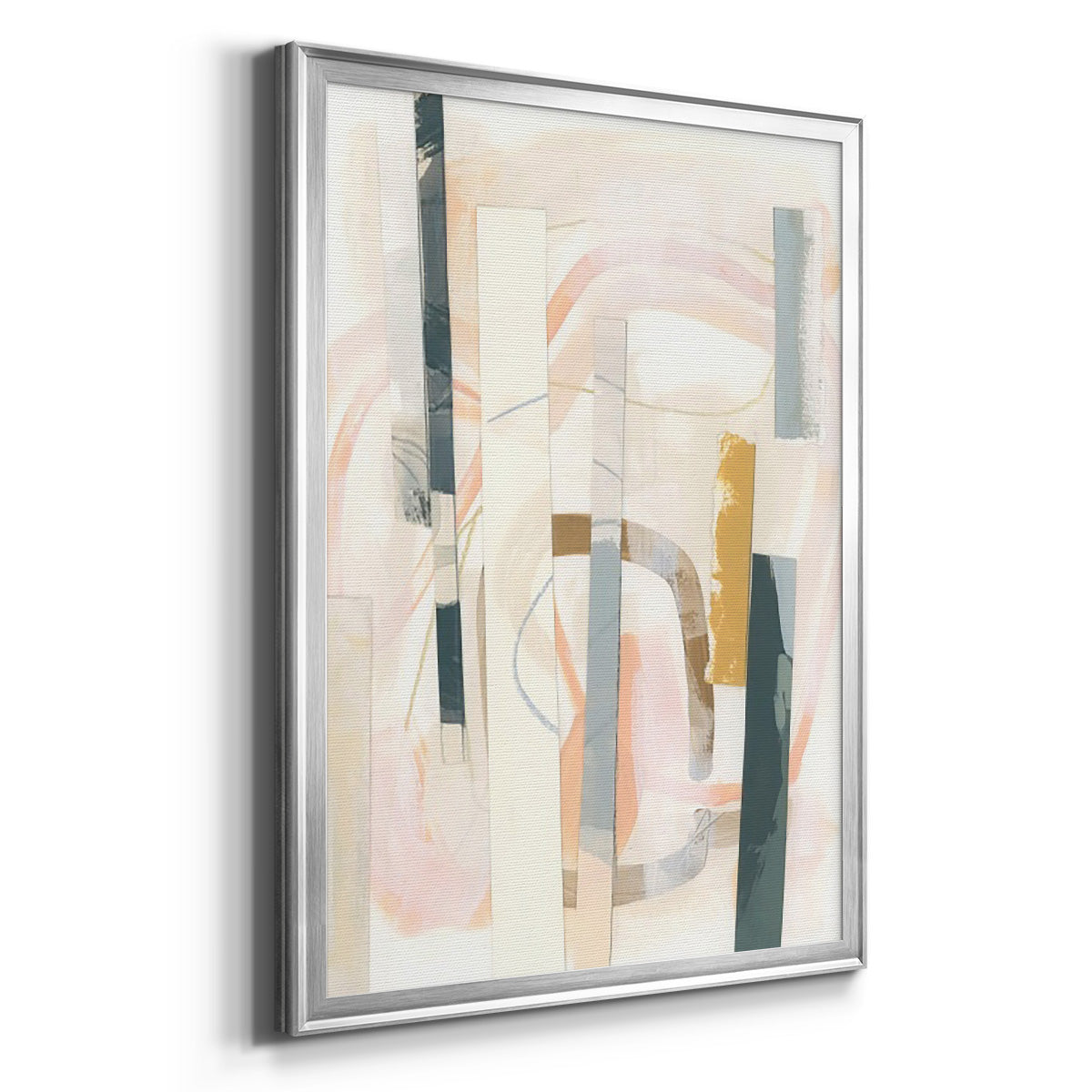 Melon Litmus III - Modern Framed Canvas Print