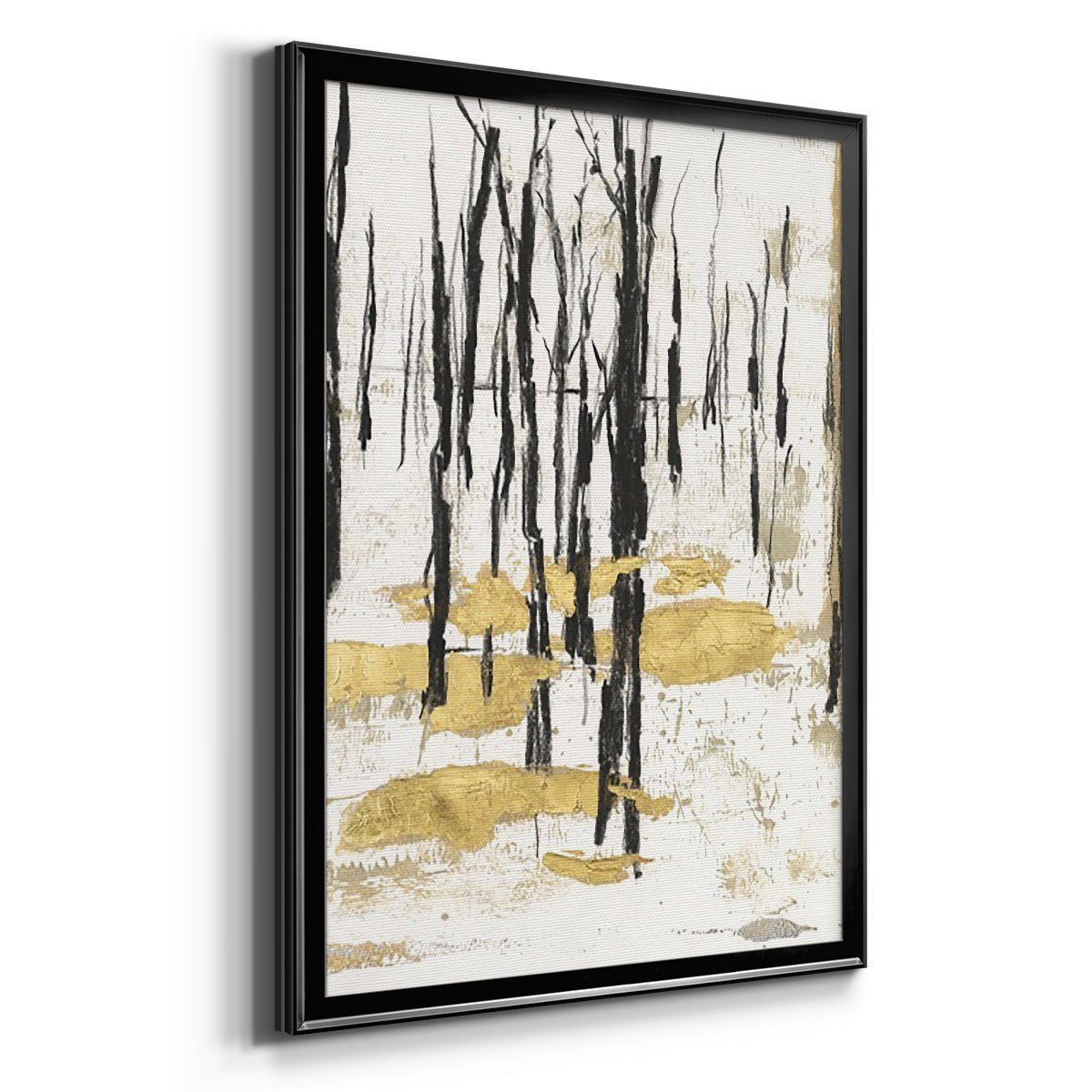 Gilded Winter I - Modern Framed Canvas Print