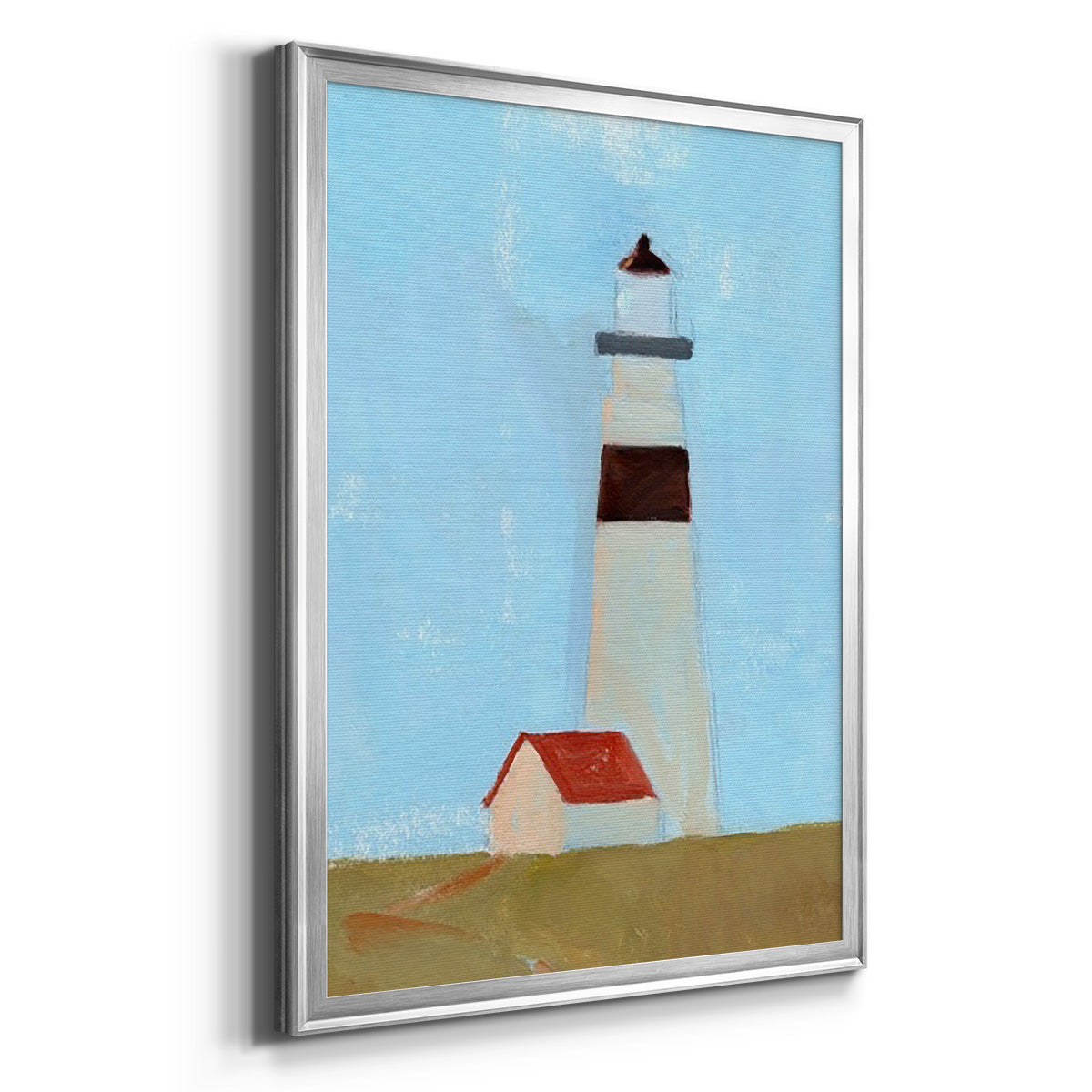 Lookout Point II - Modern Framed Canvas Print