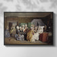 The Maternity Room (Scene from "Barselstuen"), 1845 - Floater Framed Canvas Print