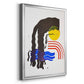 Shifting I - Modern Framed Canvas Print