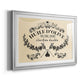 Antique French Label IV - Modern Framed Art Print