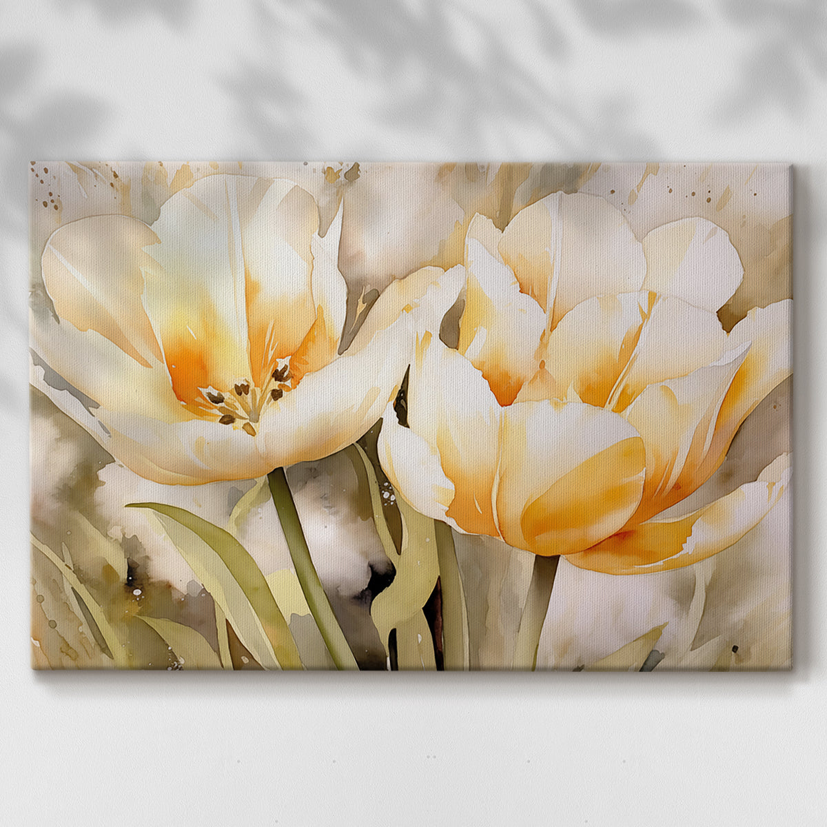 yellow tulips,watercolor,flowers,painting,floral art,nature,blossom,garden,soft colors,still life,botanical,pastel,petals,elegance,bloom,serenity,vibrant,aesthetic,home decor,spring,creativity,freshness,beauty,flora,arrangement,watercolor technique,modern art,color palette,light,design,inspiration,tranquility,craftsmanship,decorative,contemporary,visual art,fine art,peaceful,botanical illustration,floral design,nature-inspired