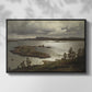 The Fjord at Sandviken (Sandviksfjorden), 1879 - Floater Framed Canvas Print