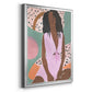 Curly Lady III - Modern Framed Canvas Print