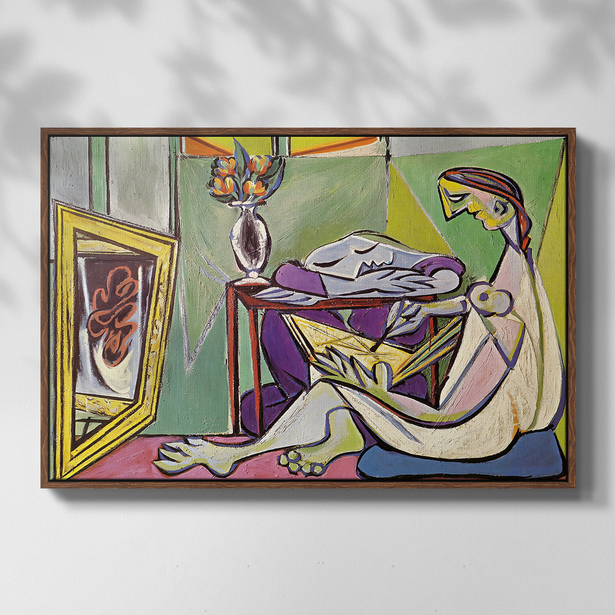 The Muse, 1935 - Floater Framed Canvas Print