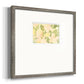 Verdant Floral Abstract I Premium Framed Print Double Matboard