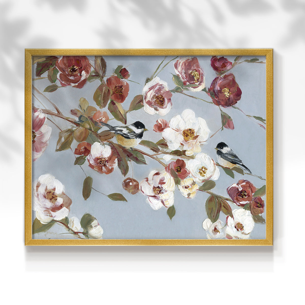 44432,artwork,flowers,songbirds,blooming,pastel colors,nature,painting,tranquility,floral,decor,home,birds,soft tones,wall art,still life,elegance,design,garden,wildlife,peace,beauty,colorful,composition,branches,brushwork,canvas,contemporary,aesthetic,visual,spring,serene,charm,details,flora,fauna,modern,interior design,color palette,harmony,inspiration,Re-stickable,Plants & Flowers