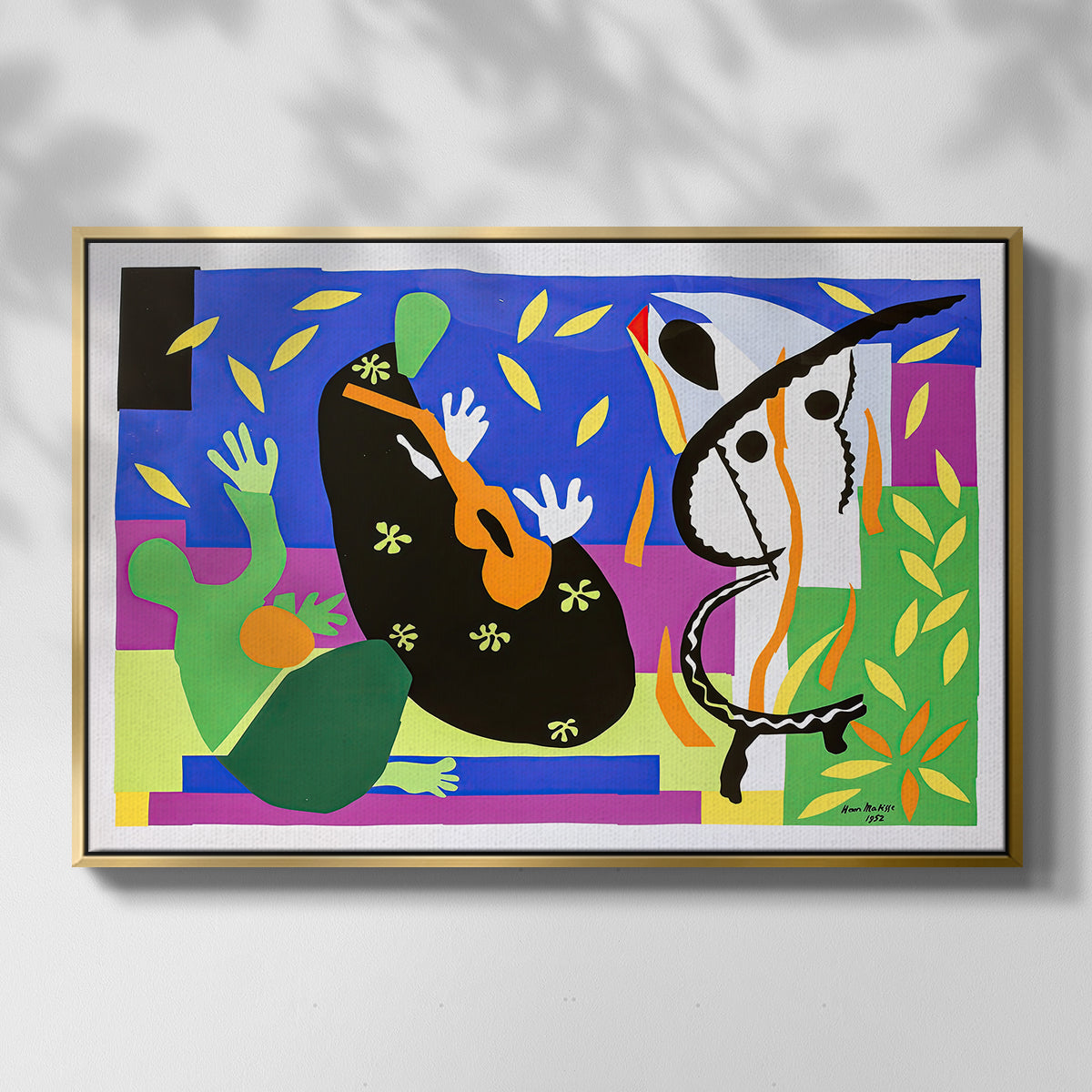 The Sorrows of the King, 1952 - Floater Framed Canvas Print