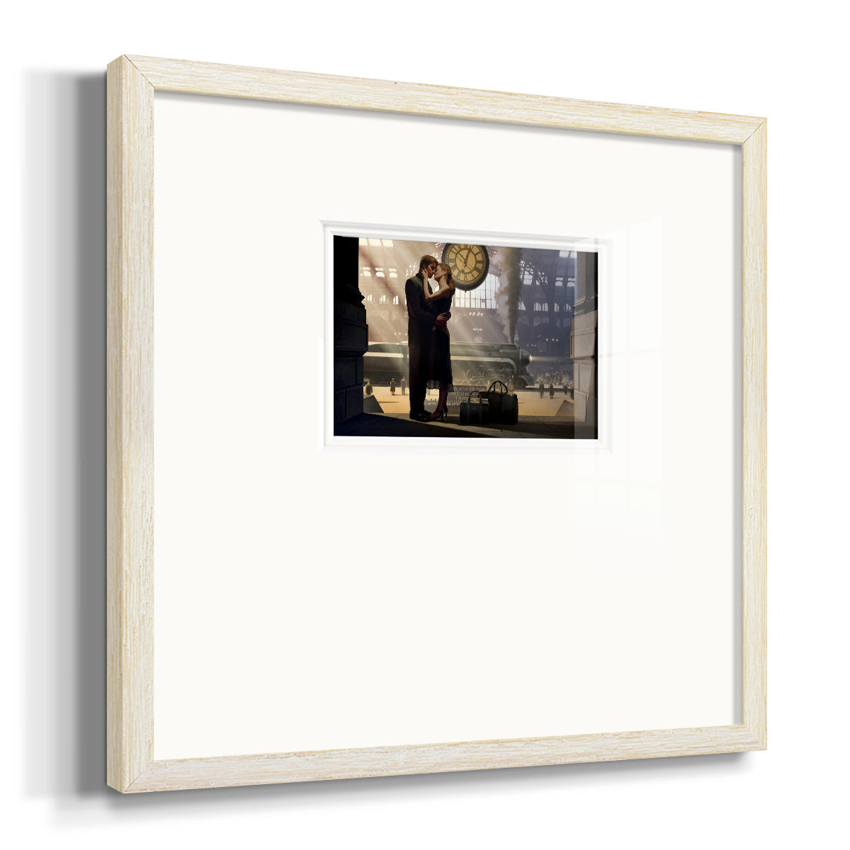 Au Revoir Premium Framed Print Double Matboard