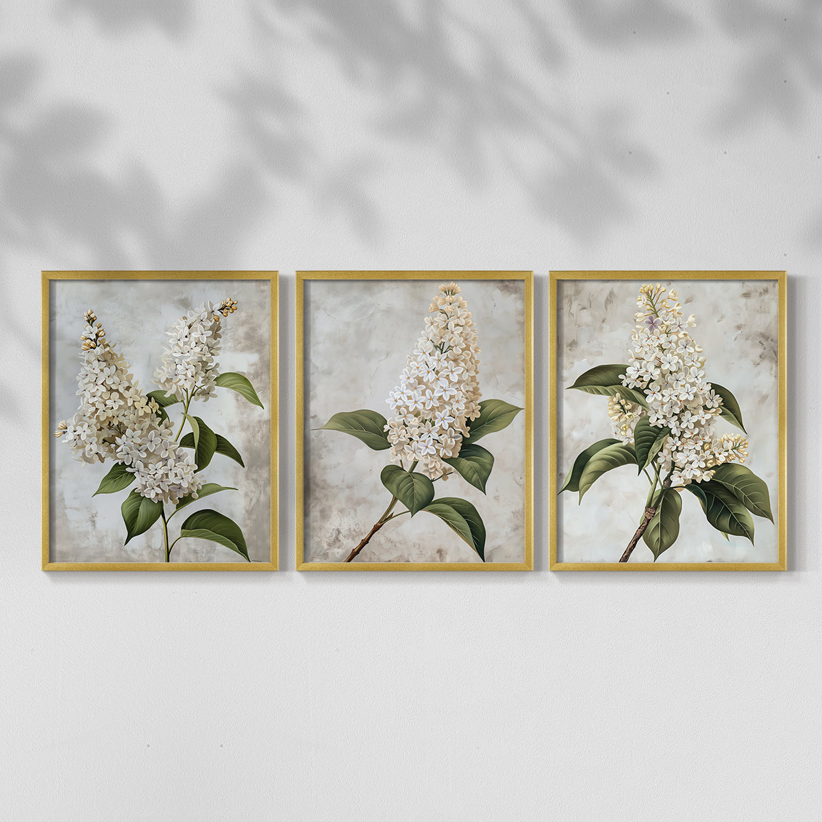 Floral Study Series LXXXVII - Restickable Framed Art Set