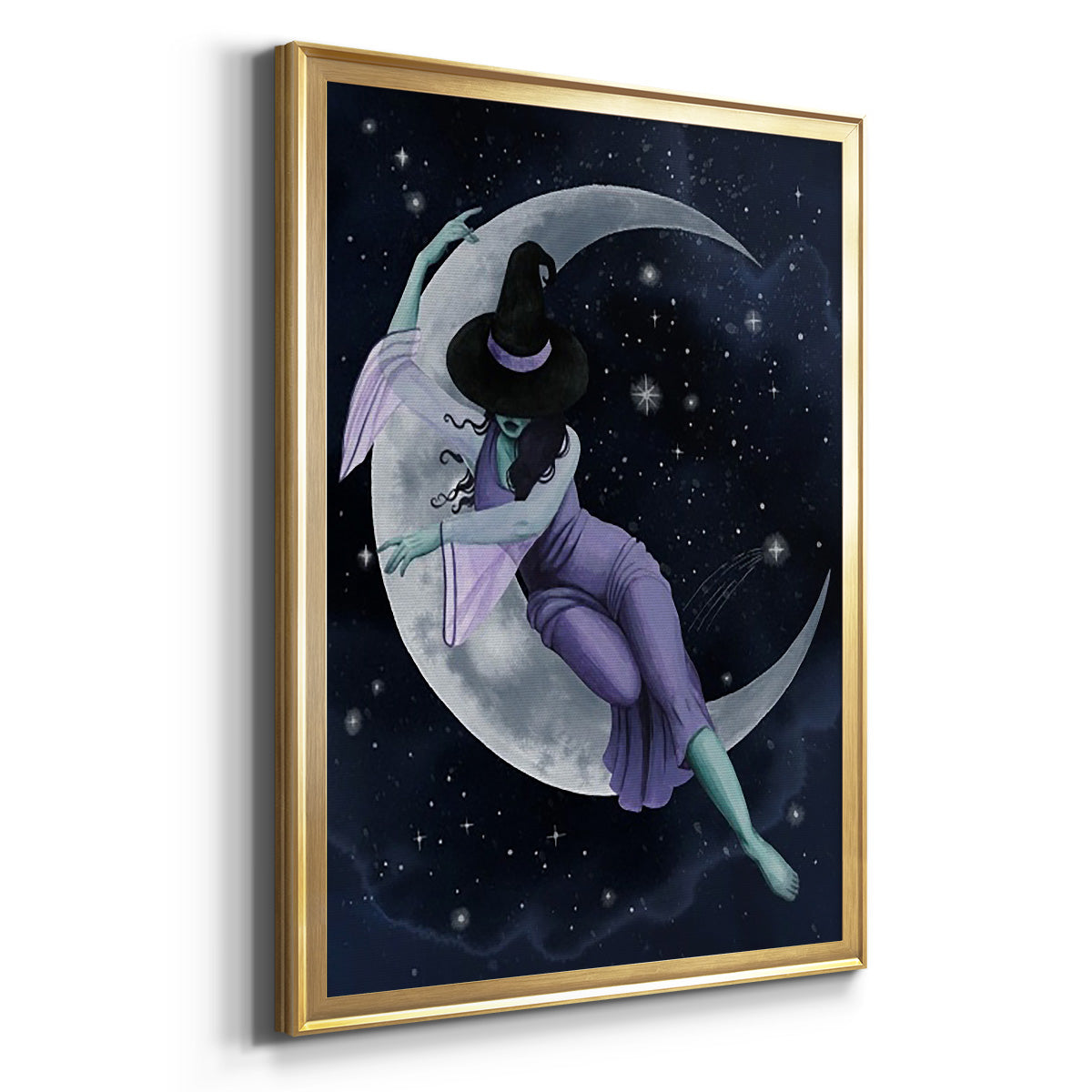 Star Sorceress II - Modern Framed Canvas Print