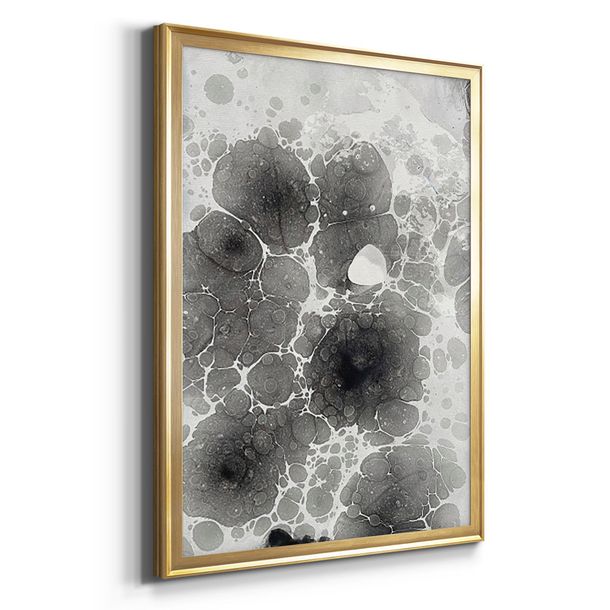 Marbling I - Modern Framed Canvas Print