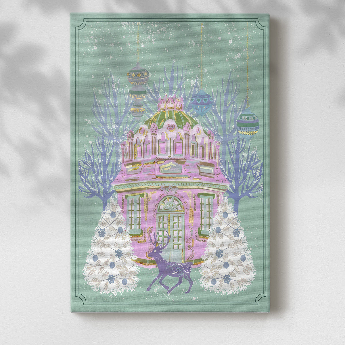 Winter Holidays VI - Gallery Wrapped Canvas