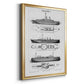 Industrial Ship - Modern Framed Canvas Print