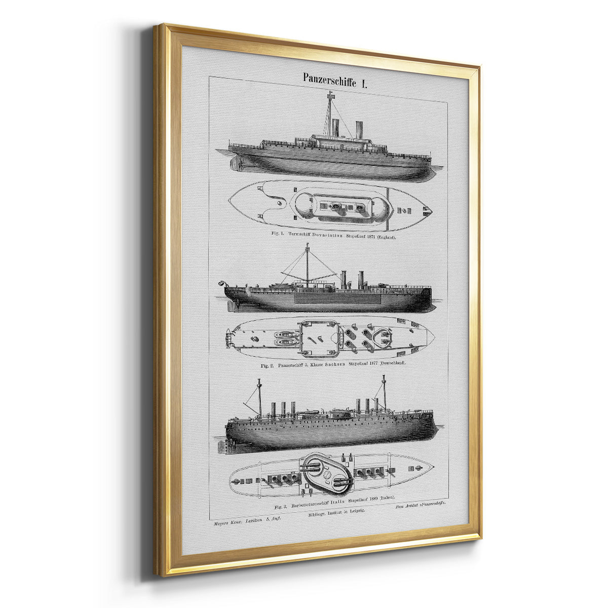 Industrial Ship - Modern Framed Canvas Print