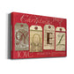 Noel Tags - Premium Gallery Wrapped Canvas  - Ready to Hang