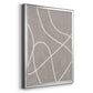 Fissures I - Modern Framed Canvas Print