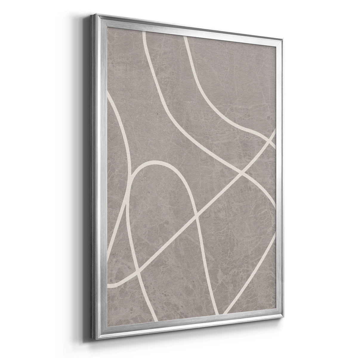 Fissures I - Modern Framed Canvas Print